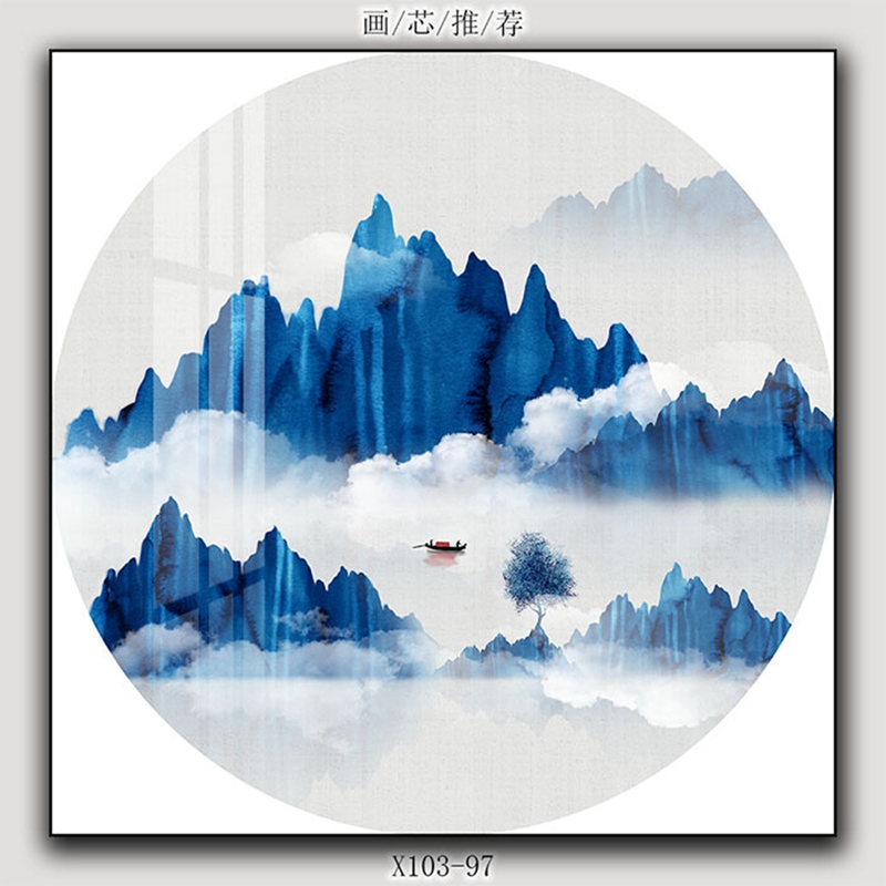 圆形夹画