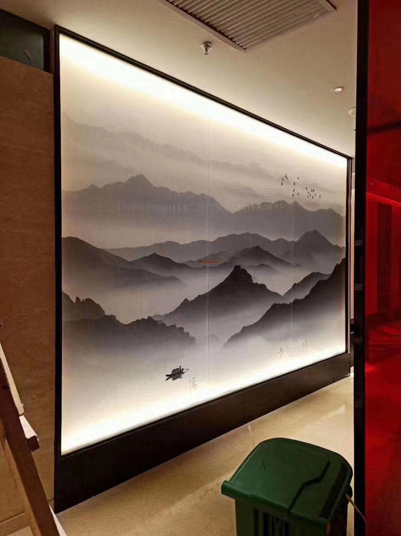 山水画工程案例