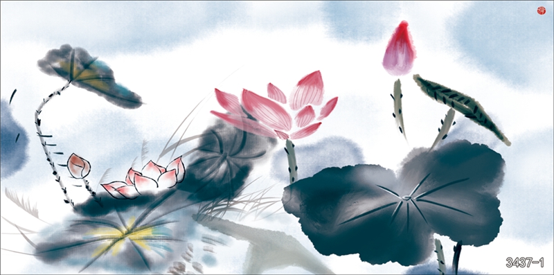 花鸟树枝横板